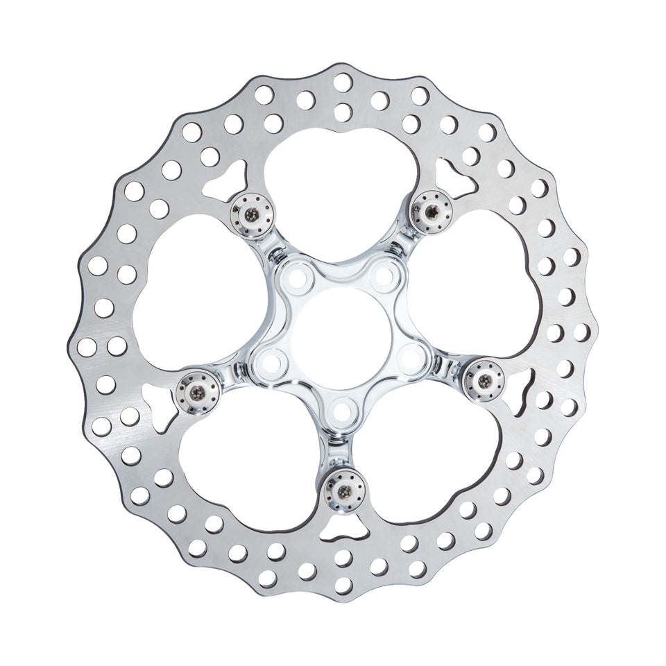 ARLEN NESS - SPIDER ROTOR - 12-19/32" - CHROME - FRONT