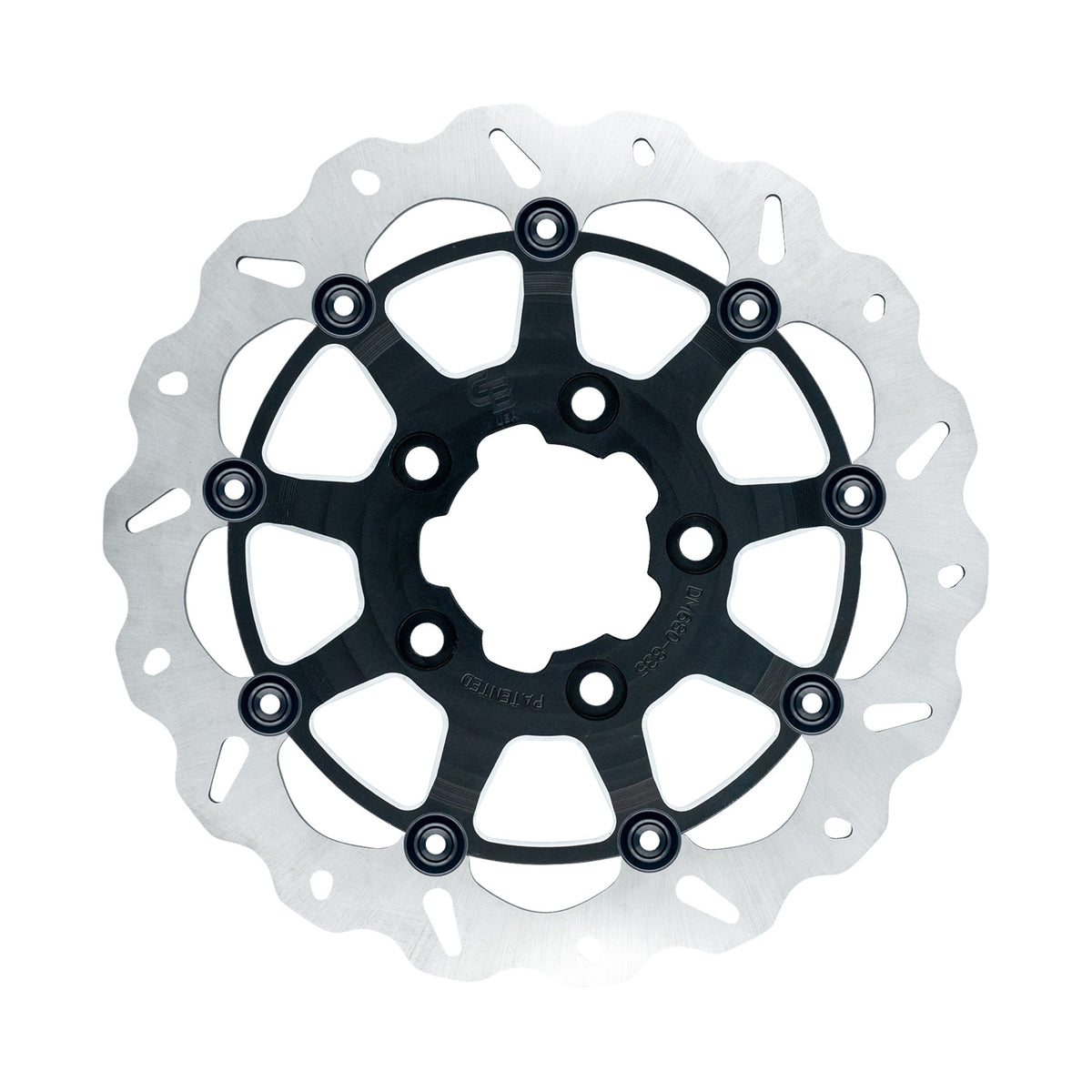 GBRAKES - WAVE(R) BRAKE ROTOR - FRONT - 13" - NARROW BAND - MACHINED BLACK