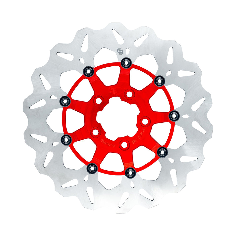 GBRAKES - BRAKE ROTOR - REAR - RED