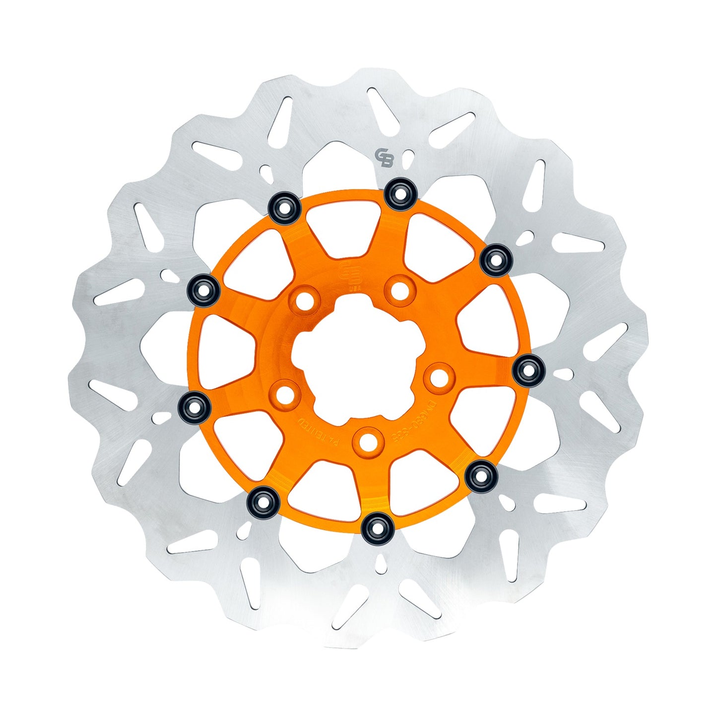 GBRAKES - WAVE(R) BRAKE ROTOR - FRONT - 12-1/2" - ORANGE