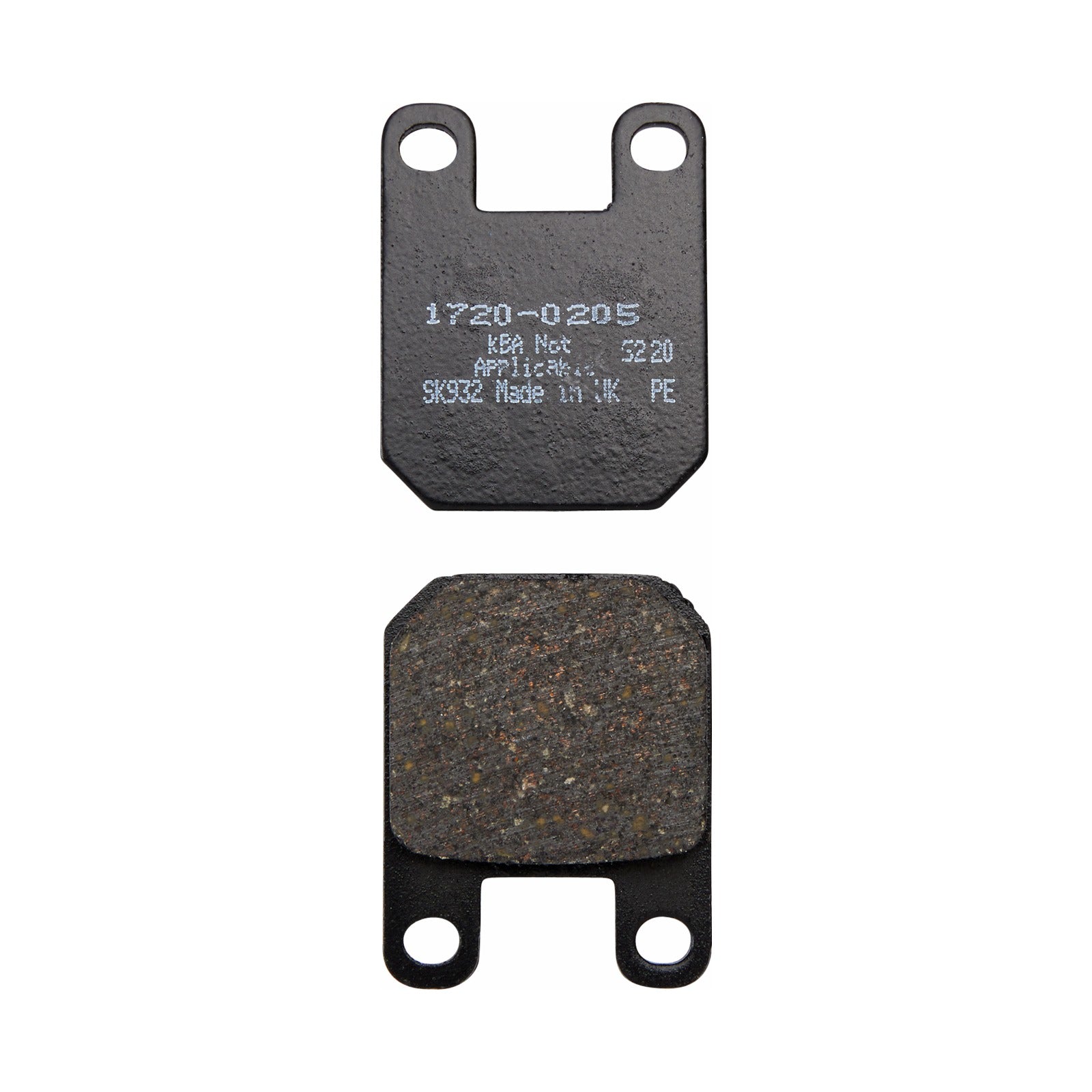 DRAG SPECIALTIES - ORGANIC BRAKE PADS - "F" CALIPER