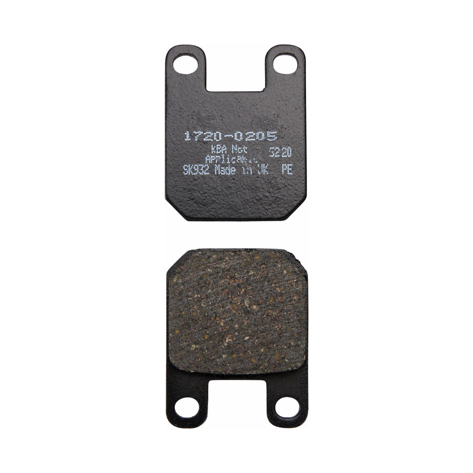 DRAG SPECIALTIES - ORGANIC BRAKE PADS - "F" CALIPER