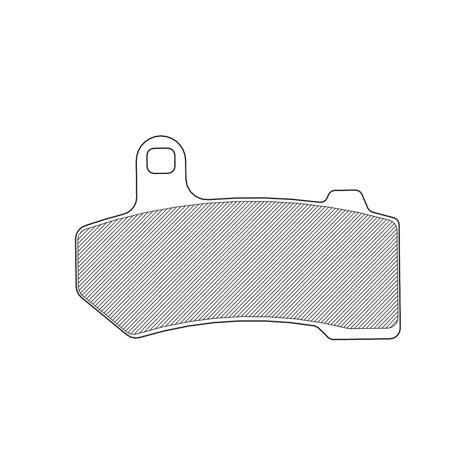 DRAG SPECIALTIES - SEMI-METALLIC BRAKE PADS - FRONT/REAR - HD