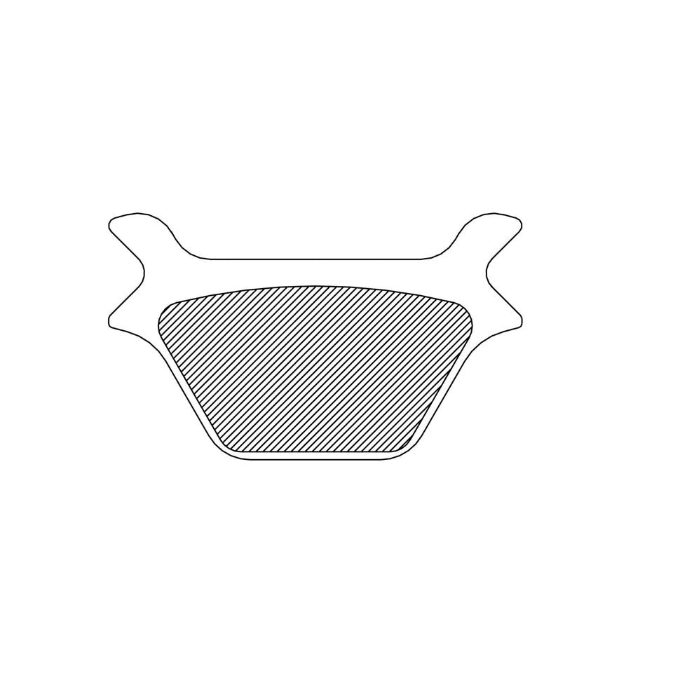 DRAG SPECIALTIES - SINTERED METAL BRAKE PADS - HARLEY-DAVIDSON