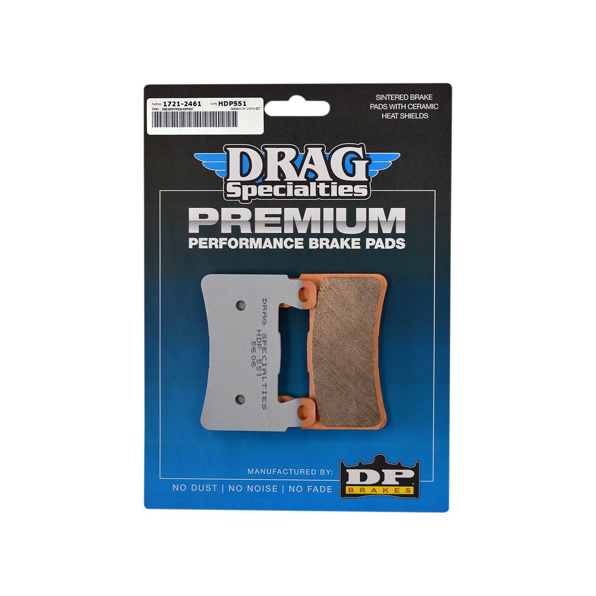 DRAG SPECIALTIES - SINTERED BRAKE PADS - SOFTAIL