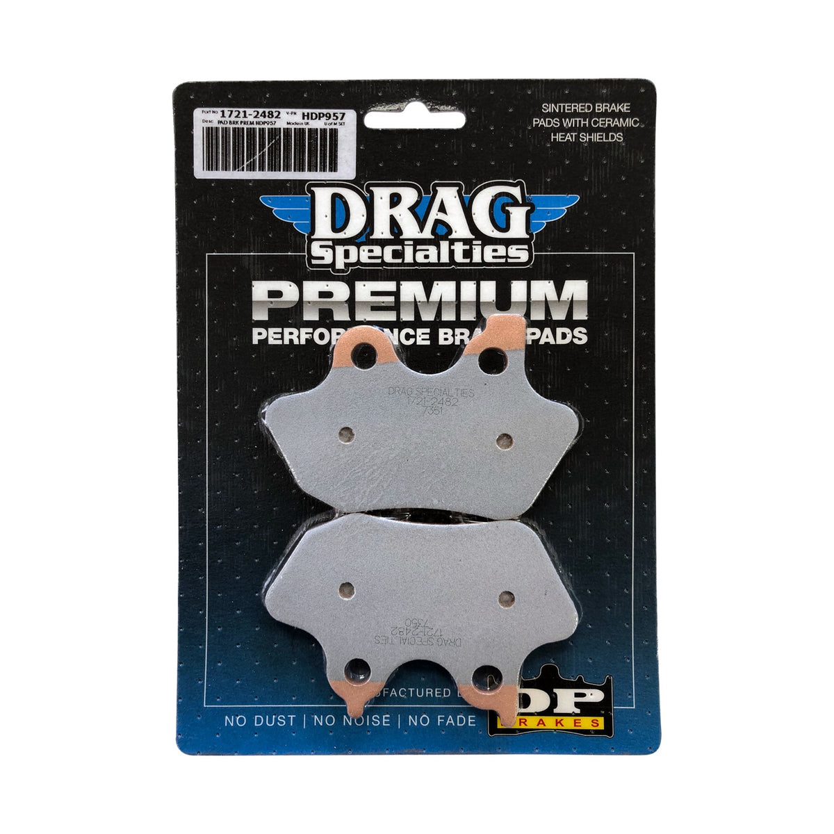 DRAG SPECIALTIES - SINTERED BRAKE PADS - HARLEY-DAVIDSON