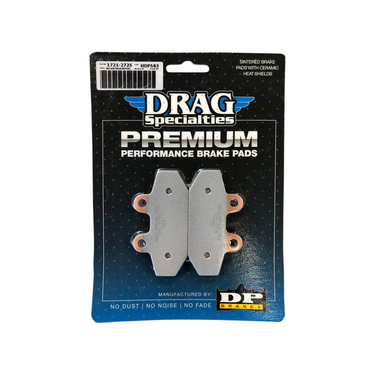 DRAG SPECIALTIES - SINTERED METAL BRAKE PADS - SOFTAIL