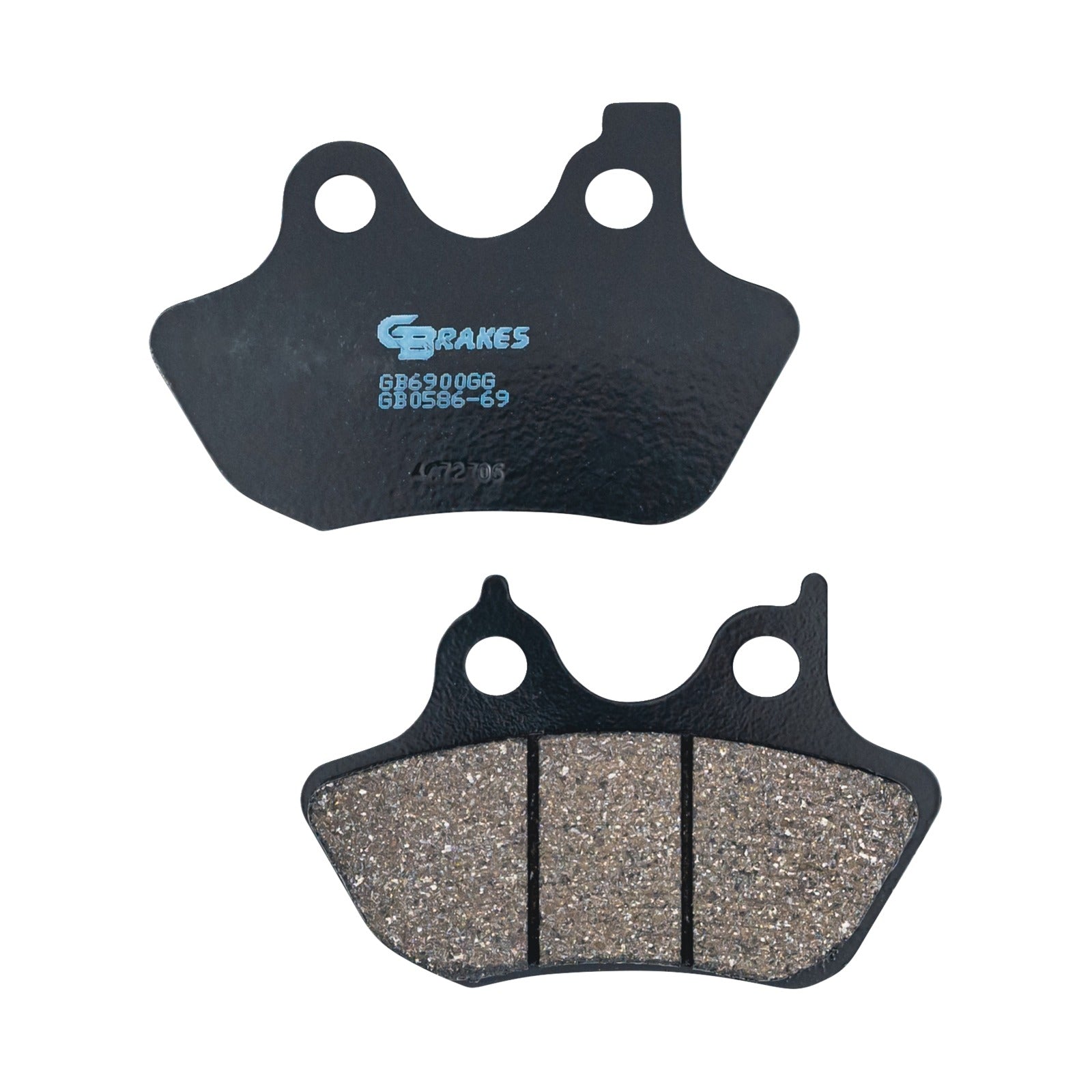 GBRAKES - BRAKE PADS - SEMI-METALLIC/CERAMIC - FRONT/REAR