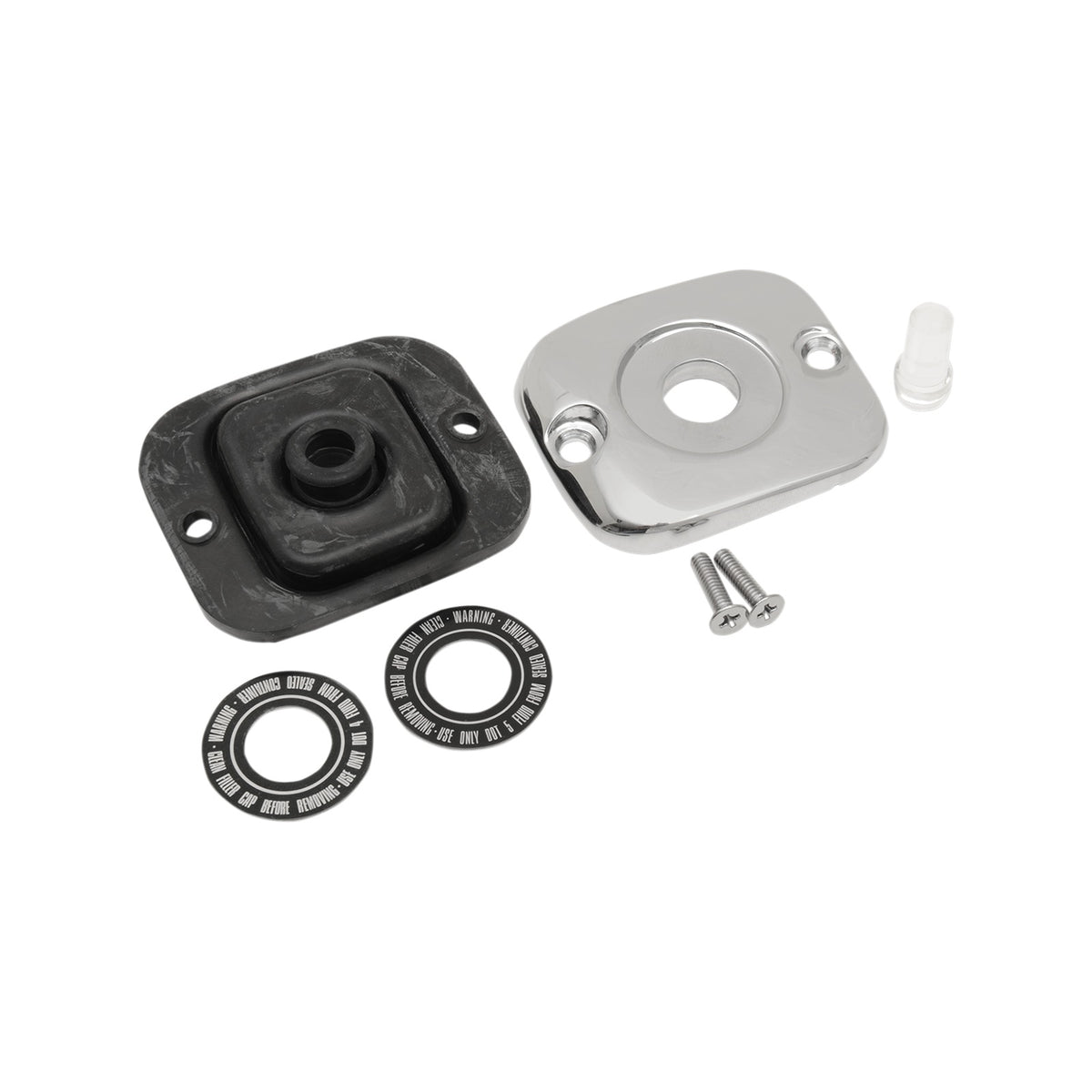 DRAG SPECIALTIES - MASTER CYLINDER COVER - OEM - CHROME - '96-'17