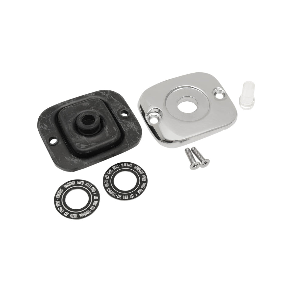 DRAG SPECIALTIES - MASTER CYLINDER COVER - OEM - CHROME - '96-'17