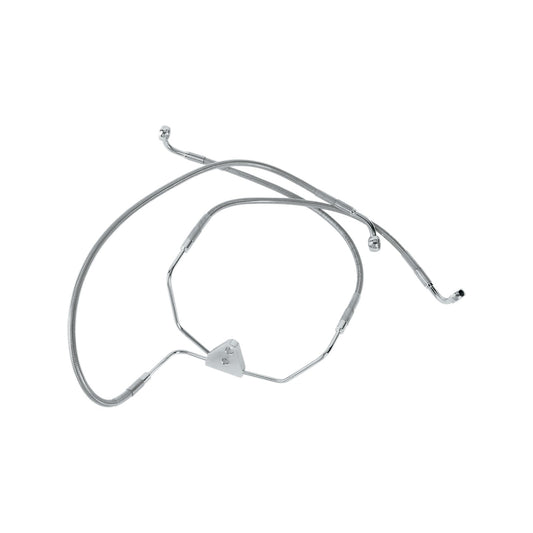 DRAG SPECIALTIES - BRAKE LINE - FRONT (LOWER/UPPER) - STAINLESS STEEL