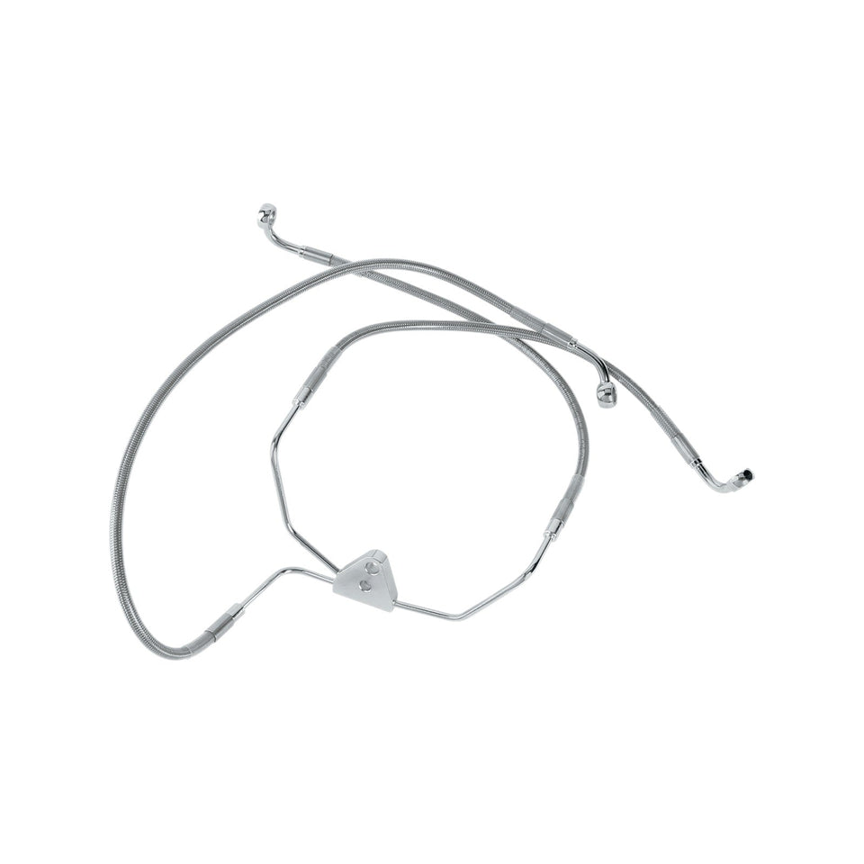 DRAG SPECIALTIES - BRAKE LINE - FRONT (LOWER/UPPER) - STAINLESS STEEL