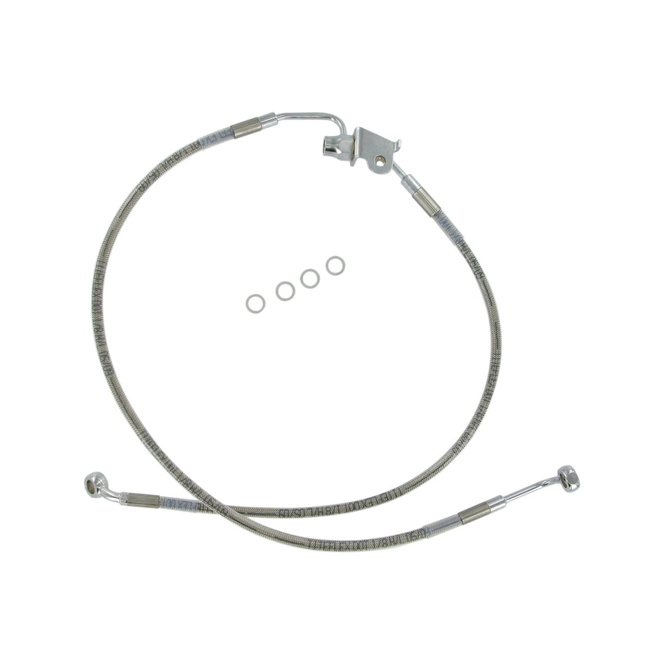 DRAG SPECIALTIES - BRAKE LINE - REAR - STAINLESS STEEL