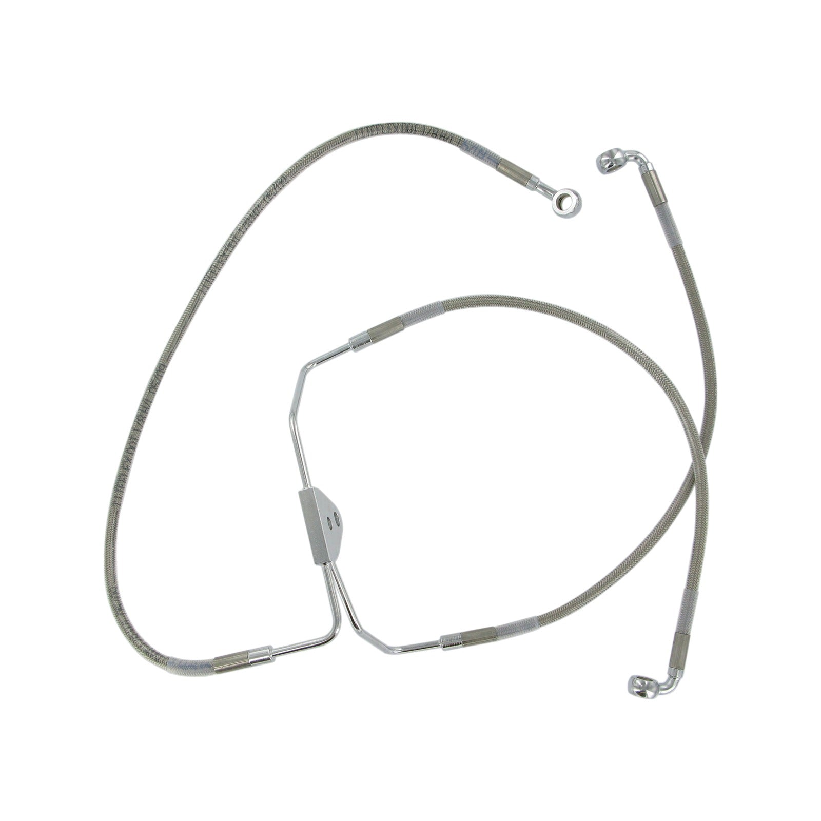 DRAG SPECIALTIES - BRAKE LINE - FRONT (LOWER/UPPER) - STAINLESS STEEL