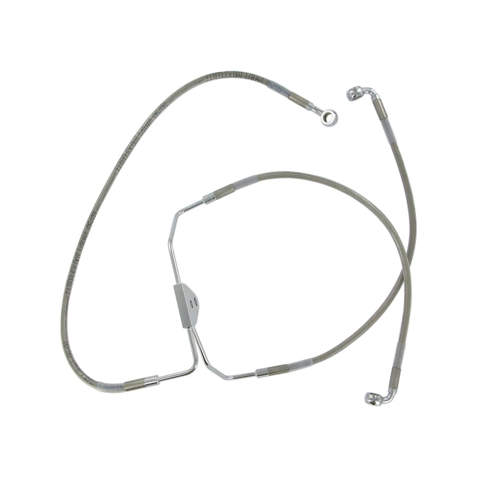 DRAG SPECIALTIES - BRAKE LINE - FRONT (LOWER/UPPER) - STAINLESS STEEL