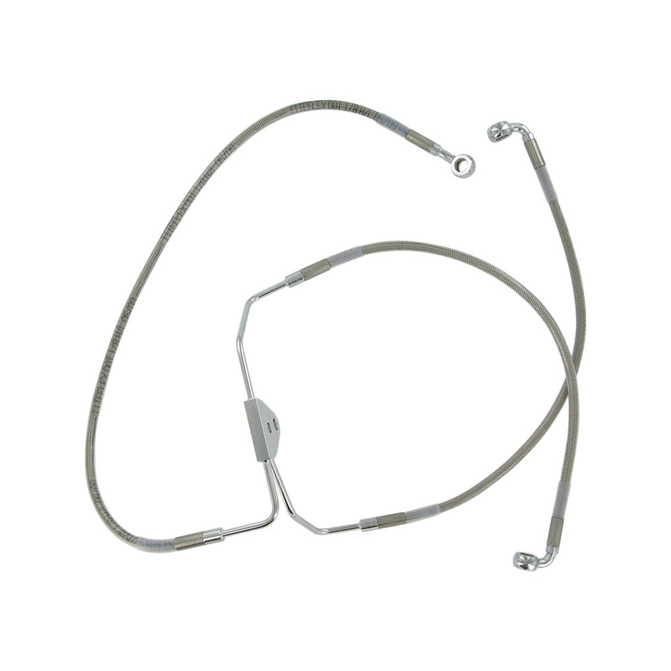 DRAG SPECIALTIES - BRAKE LINE - FRONT (LOWER/UPPER) - STAINLESS STEEL