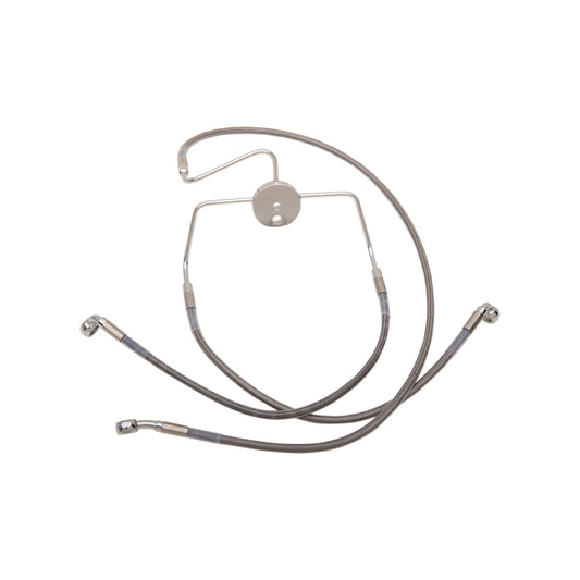 DRAG SPECIALTIES - BRAKE LINE - FRONT - +8" - STAINLESS STEEL