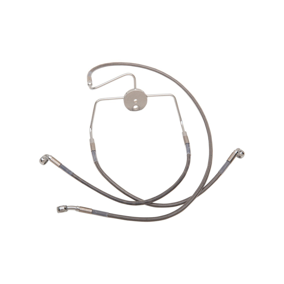 DRAG SPECIALTIES - BRAKE LINE - FRONT - +8" - STAINLESS STEEL