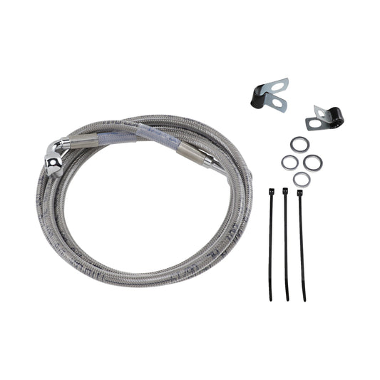 DRAG SPECIALTIES - BRAKE LINE - FRONT - +6" - STAINLESS STEEL