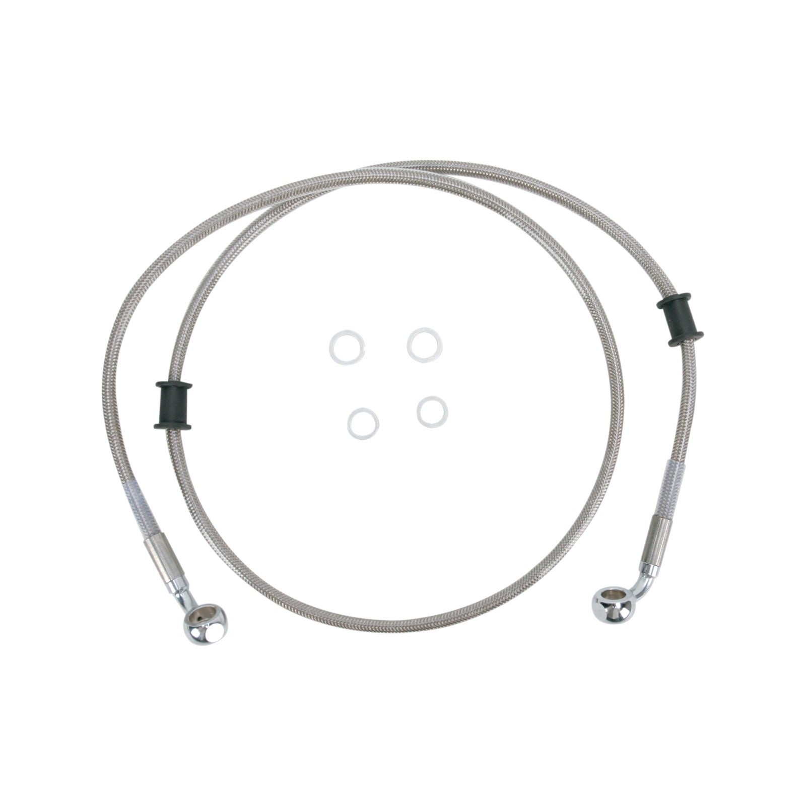 DRAG SPECIALTIES - BRAKE LINE - FRONT (UPPER) - STAINLESS STEEL