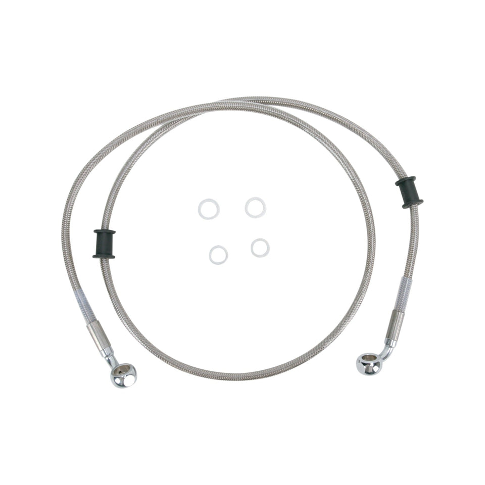 DRAG SPECIALTIES - BRAKE LINE - FRONT (UPPER) - STAINLESS STEEL