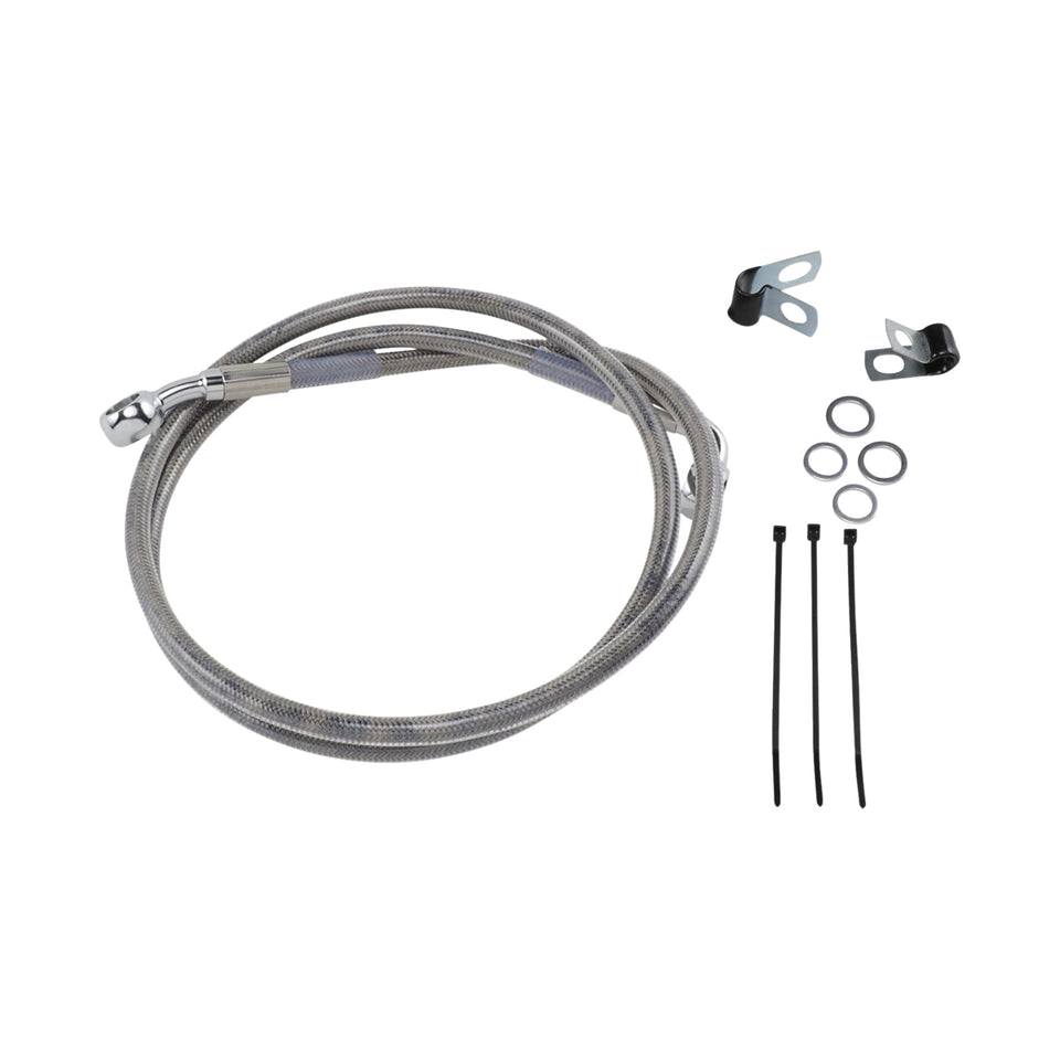 DRAG SPECIALTIES - BRAKE LINE - FRONT - +2" - STAINLESS STEEL