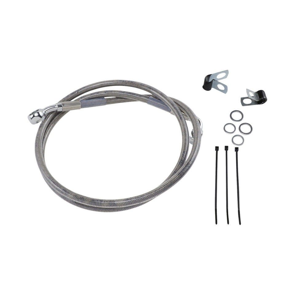 DRAG SPECIALTIES - BRAKE LINE - FRONT - +2" - STAINLESS STEEL