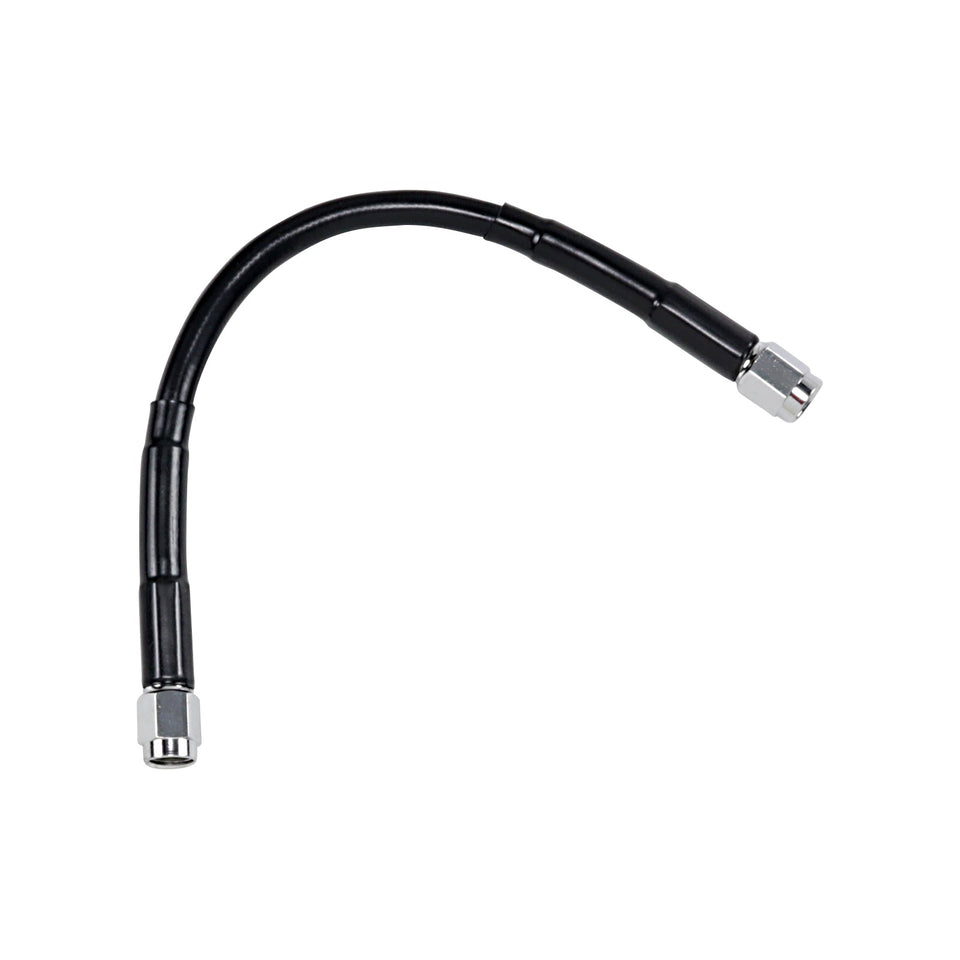 DRAG SPECIALTIES - UNIVERSAL BRAKE LINE - BLACK - 9"