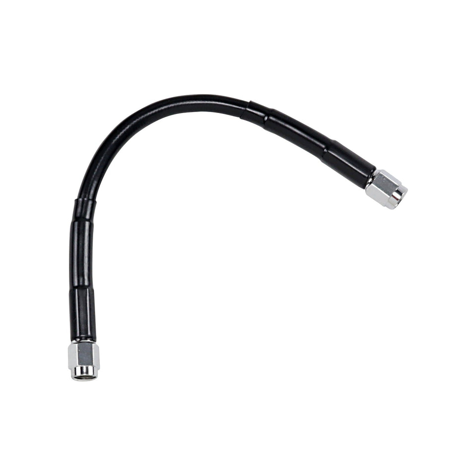 DRAG SPECIALTIES - UNIVERSAL BRAKE LINE - BLACK - 9"