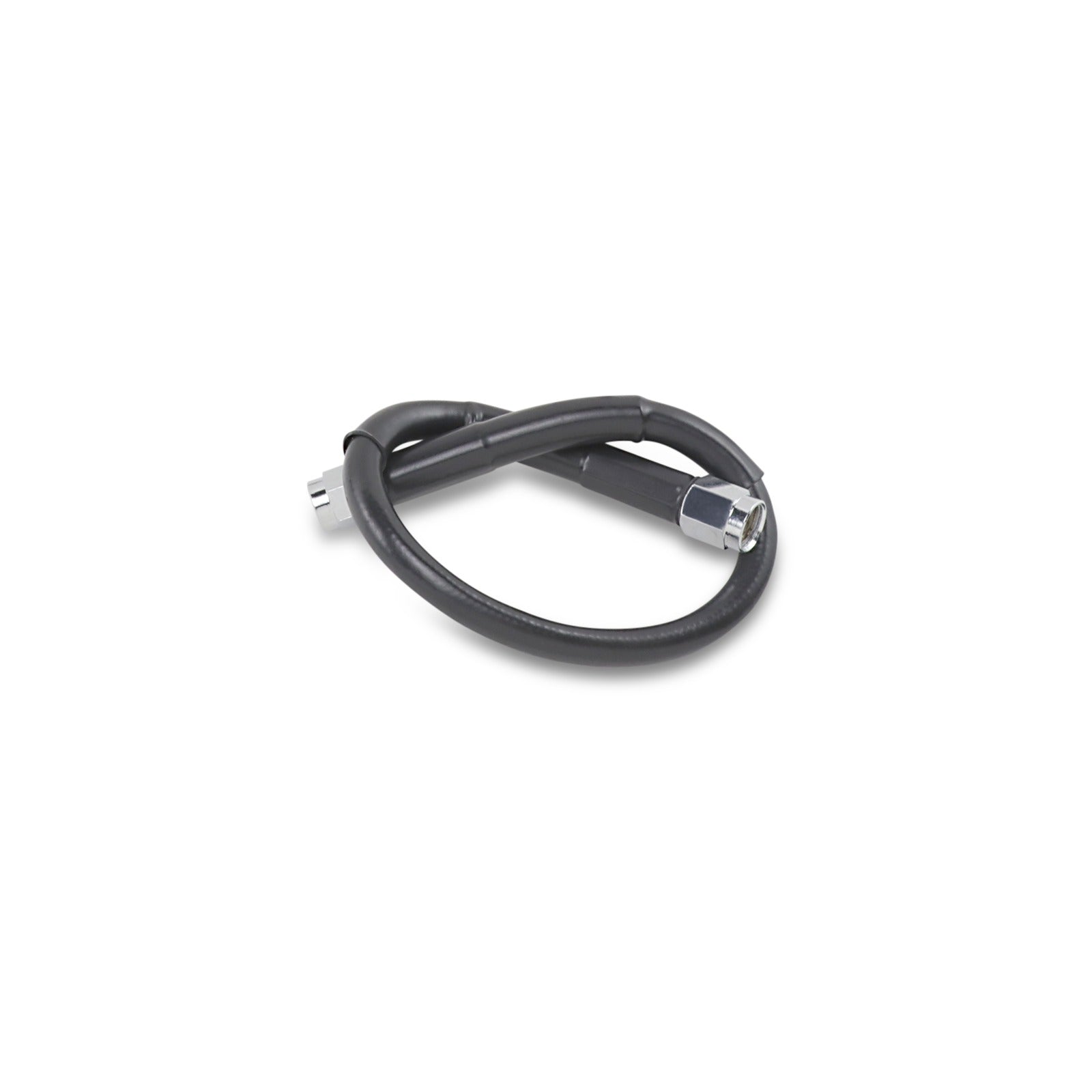 DRAG SPECIALTIES - UNIVERSAL BRAKE LINE - BLACK - 12"