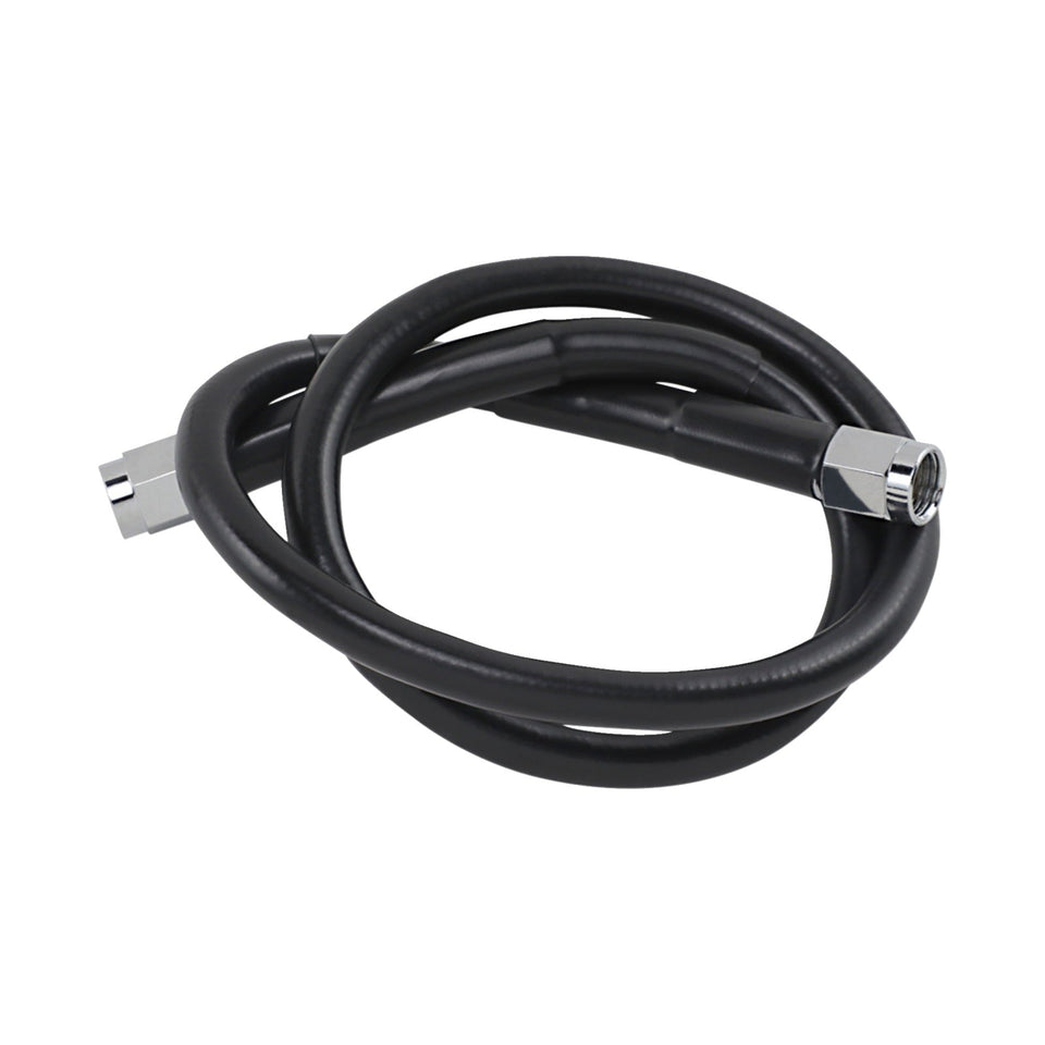 DRAG SPECIALTIES - UNIVERSAL BRAKE LINE - BLACK - 24"