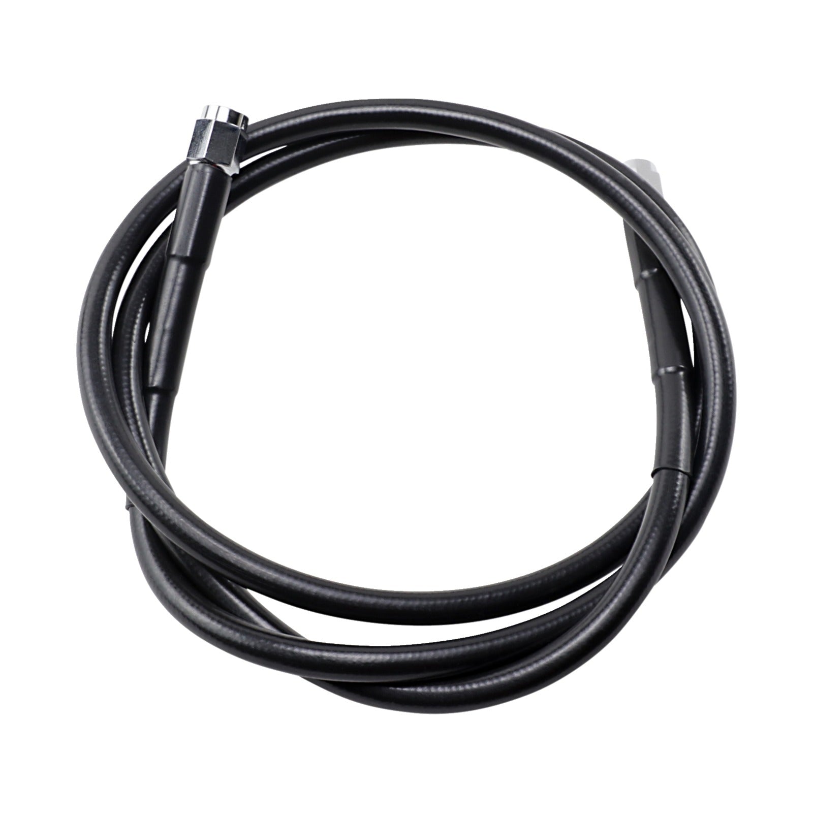 DRAG SPECIALTIES - UNIVERSAL BRAKE LINE - BLACK - 46"