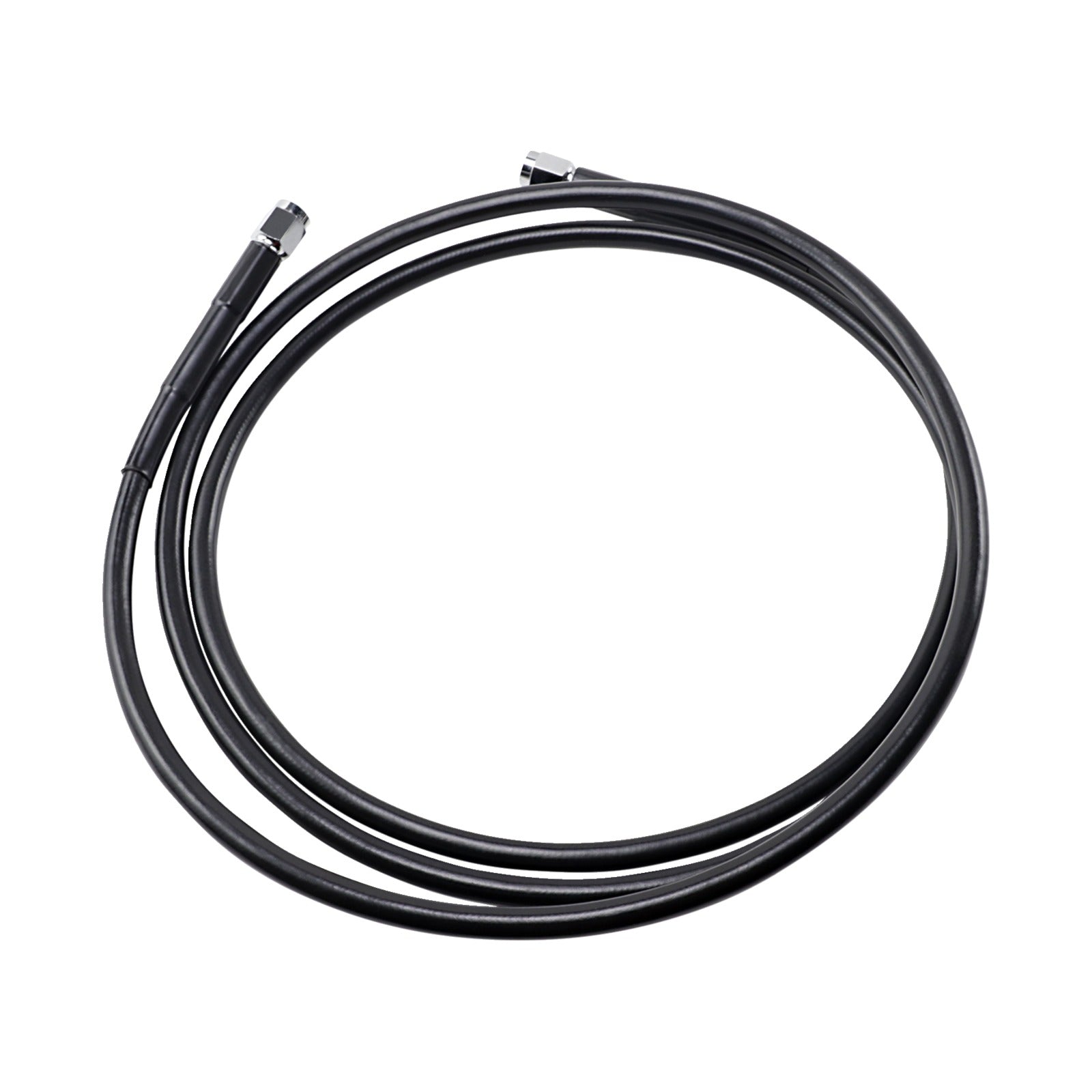 DRAG SPECIALTIES - UNIVERSAL BRAKE LINE - BLACK - 74"