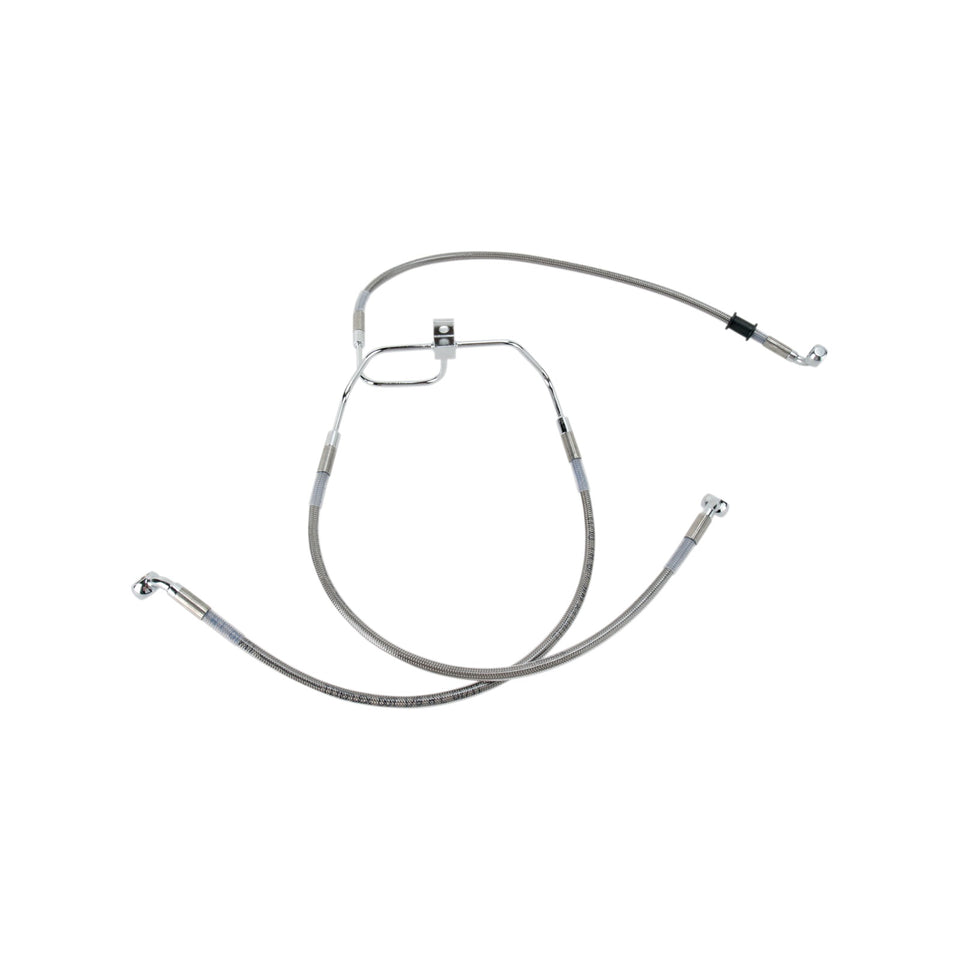 DRAG SPECIALTIES - BRAKE LINE - FRONT (LOWER/UPPER) - STAINLESS STEEL