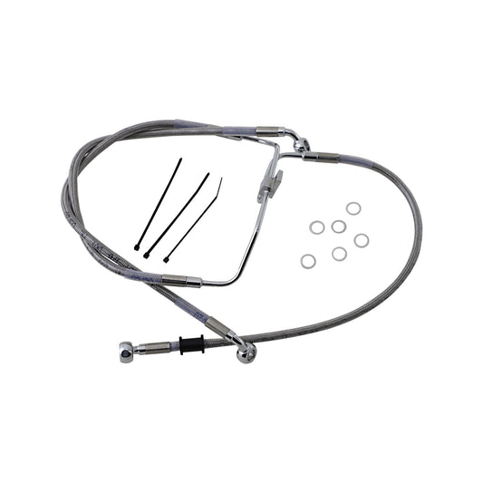 DRAG SPECIALTIES - BRAKE LINE - FRONT (LOWER/UPPER) - STAINLESS STEEL