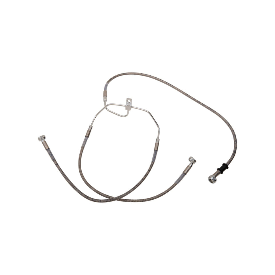 DRAG SPECIALTIES - BRAKE LINE - +6" - STAINLESS STEEL - FXDF '08-'17