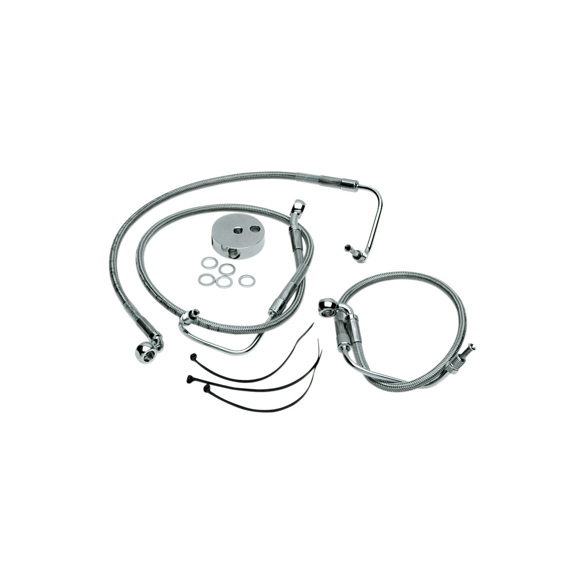 DRAG SPECIALTIES - BRAKE LINE - FRONT (UPPER) - STAINLESS STEEL