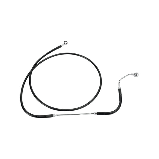 DRAG SPECIALTIES - BRAKE LINE - FRONT - BLACK - +2" ABS