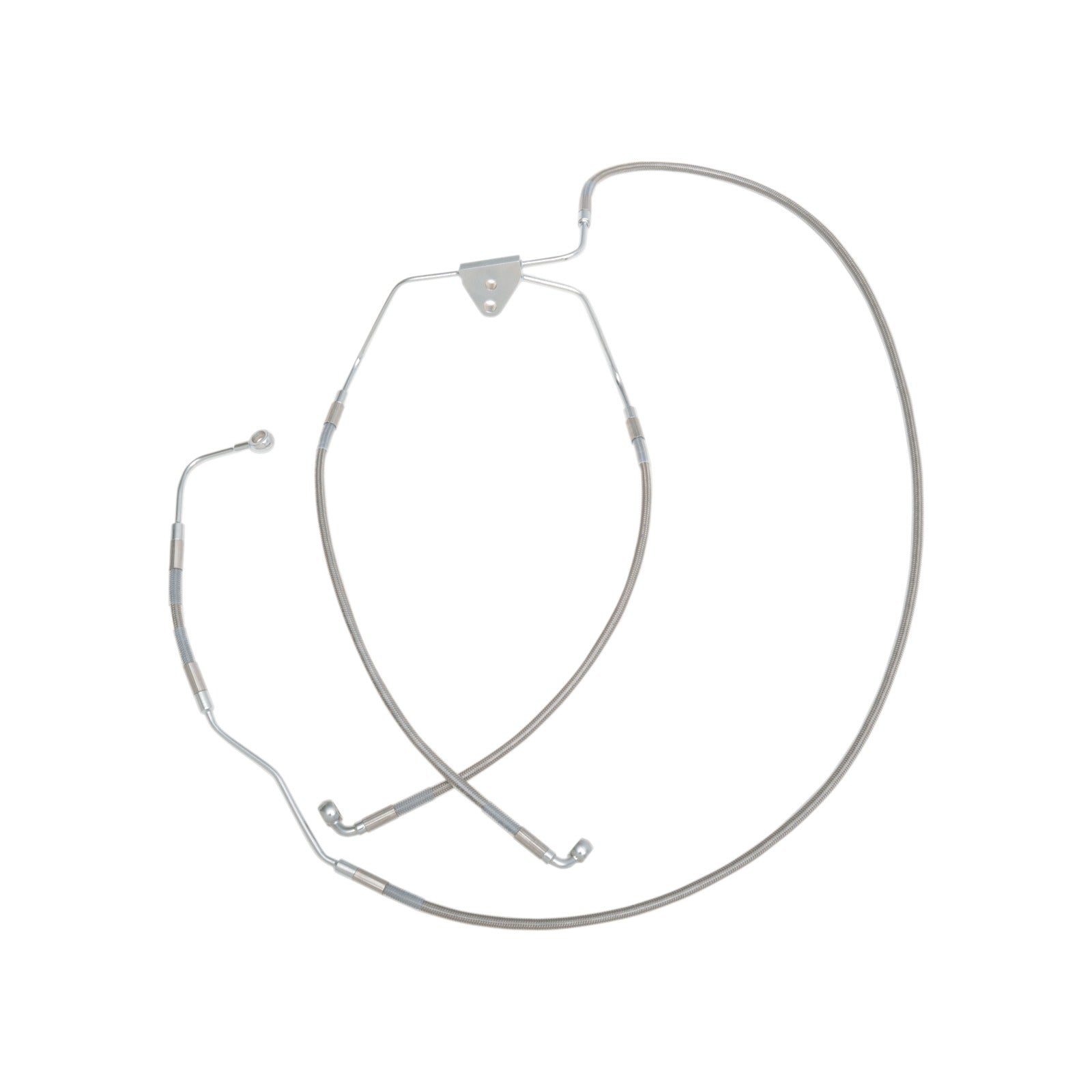 DRAG SPECIALTIES - BRAKE LINE - FRONT (LOWER/MID) - STAINLESS STEEL