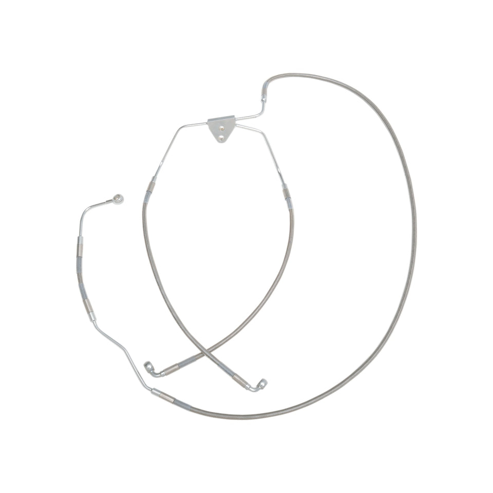 DRAG SPECIALTIES - BRAKE LINE - FRONT (LOWER/MID) - STAINLESS STEEL
