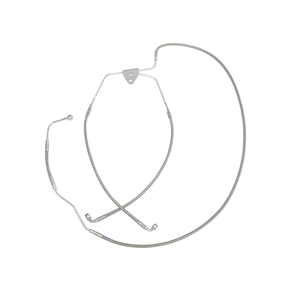 DRAG SPECIALTIES - BRAKE LINE - FRONT (LOWER/MID) - STAINLESS STEEL