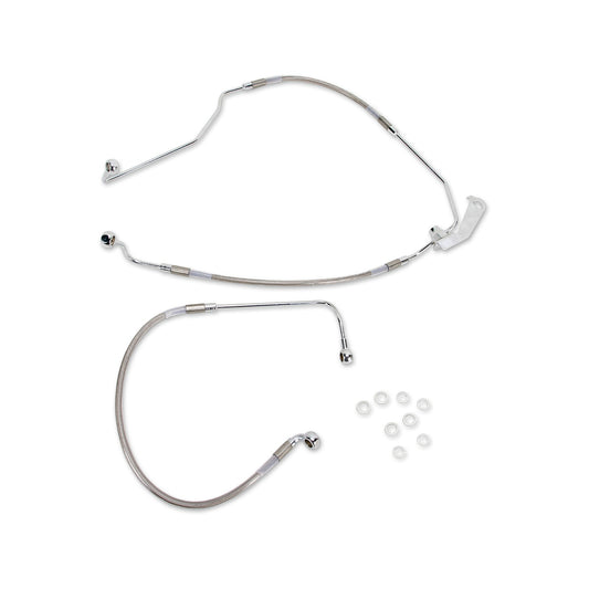 DRAG SPECIALTIES - BRAKE LINE - REAR - STAINLESS STEEL