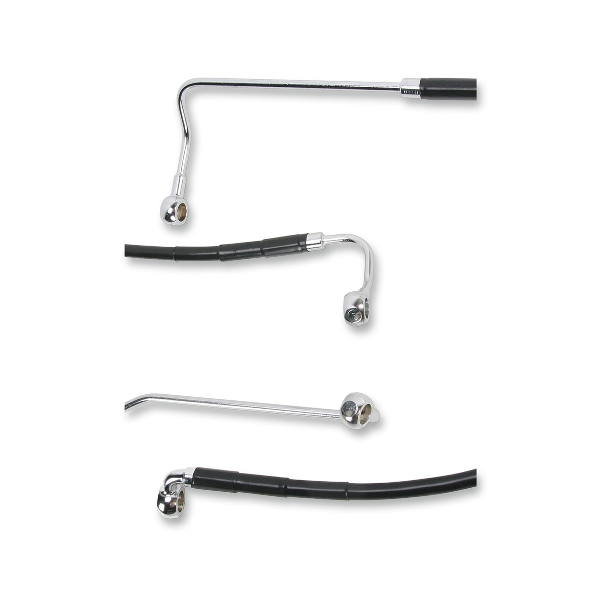 DRAG SPECIALTIES - BRAKE LINE - REAR - BLACK