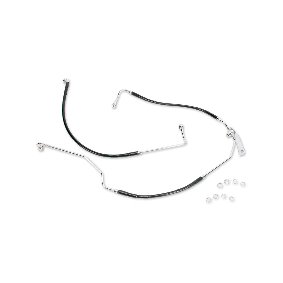 DRAG SPECIALTIES - BRAKE LINE - REAR - BLACK