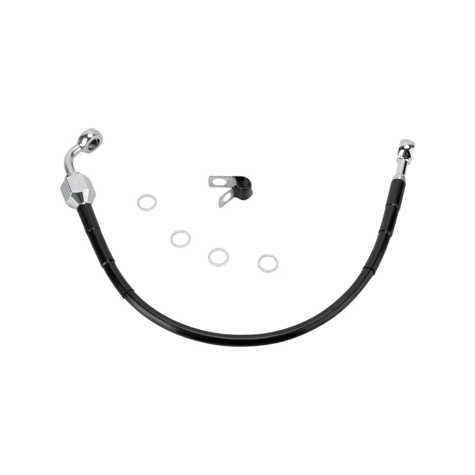 DRAG SPECIALTIES - BRAKE LINE - REAR - BLACK