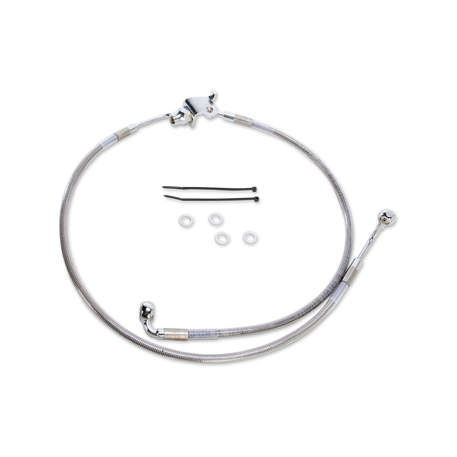 DRAG SPECIALTIES - BRAKE LINE - REAR - STAINLESS STEEL