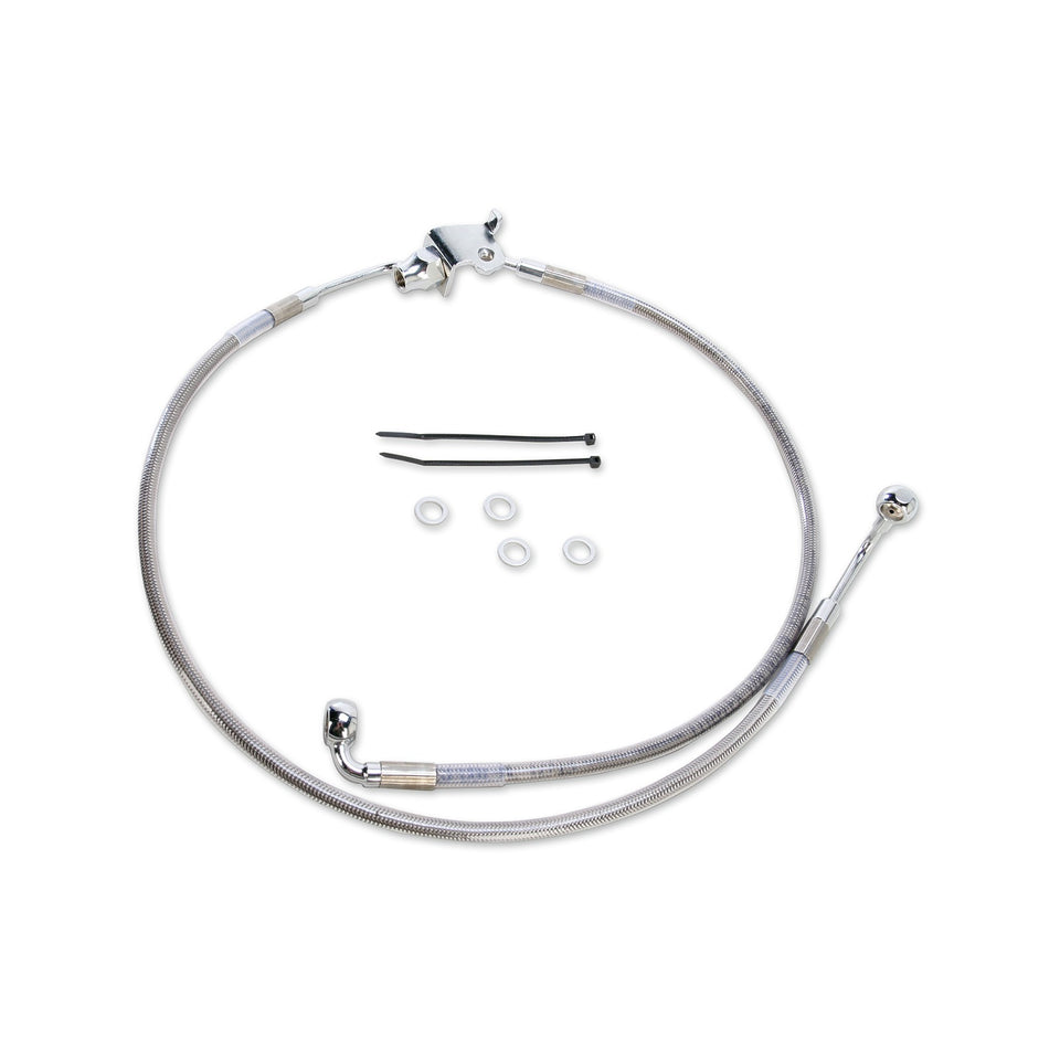 DRAG SPECIALTIES - BRAKE LINE - REAR - STAINLESS STEEL