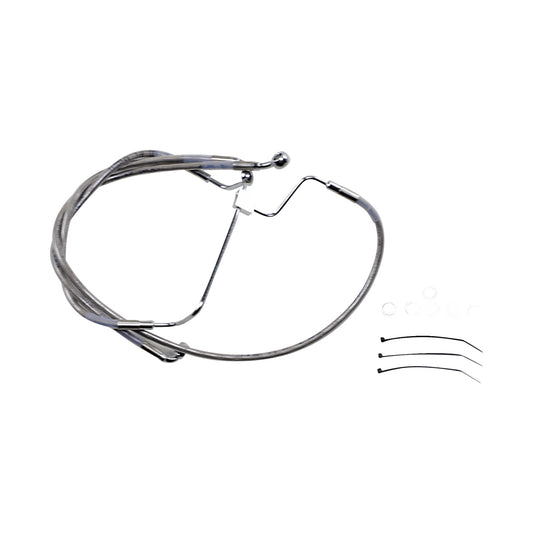 DRAG SPECIALTIES - BRAKE LINE - +6" - STAINLESS STEEL