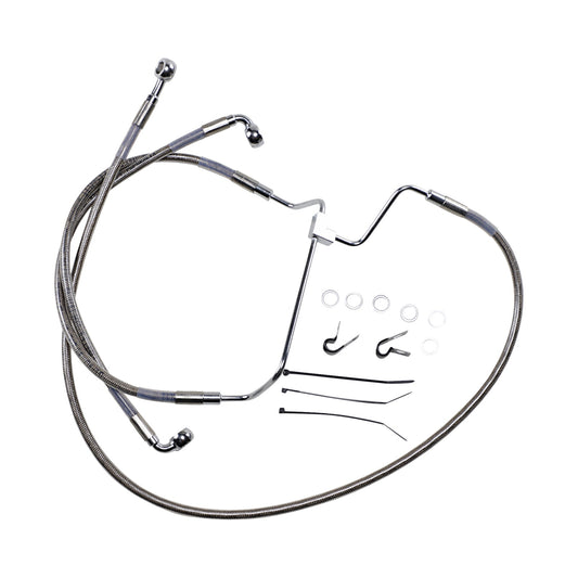 DRAG SPECIALTIES - BRAKE LINE - +8" - STAINLESS STEEL
