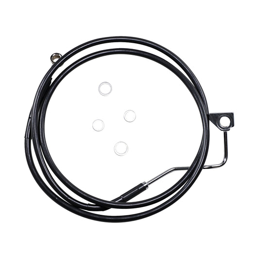 DRAG SPECIALTIES - BRAKE LINE - FRONT (UPPER) - BLACK